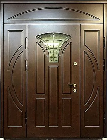 Входная дверь Massive-77 (Массив дерева) - внешняя сторона