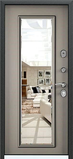 Дверь с терморазрывом с зеркалом AP-16 - внутри