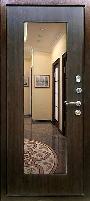 Дверь с терморазрывом с зеркалом AP-14 - внутри