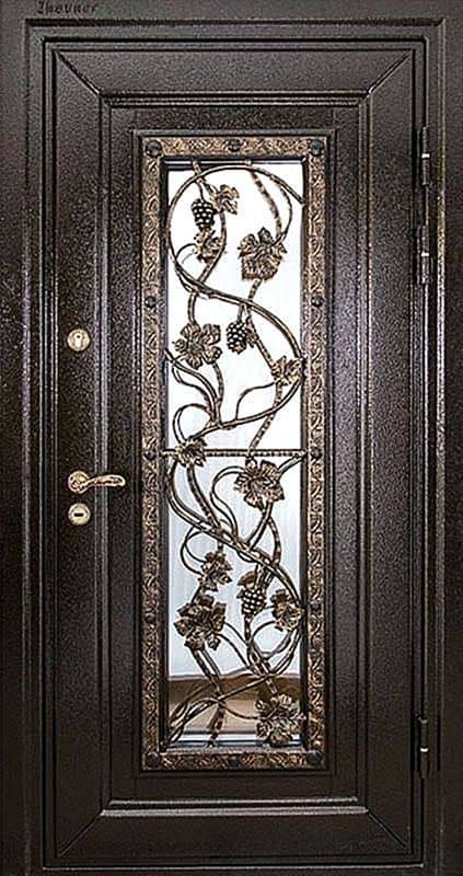 Входная парадная дверь с ковкой TH-15