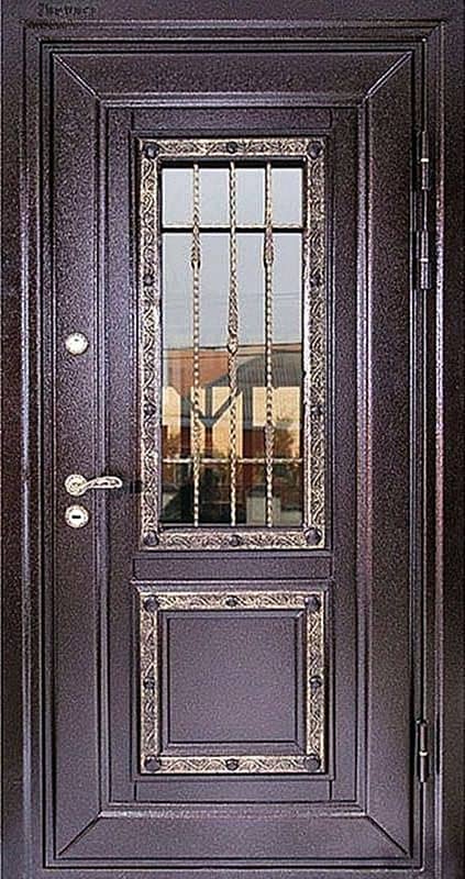 Входная парадная дверь с ковкой TH-17
