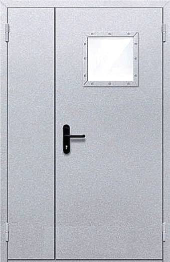 Противопожарная дверь со стеклом CM-60-1
