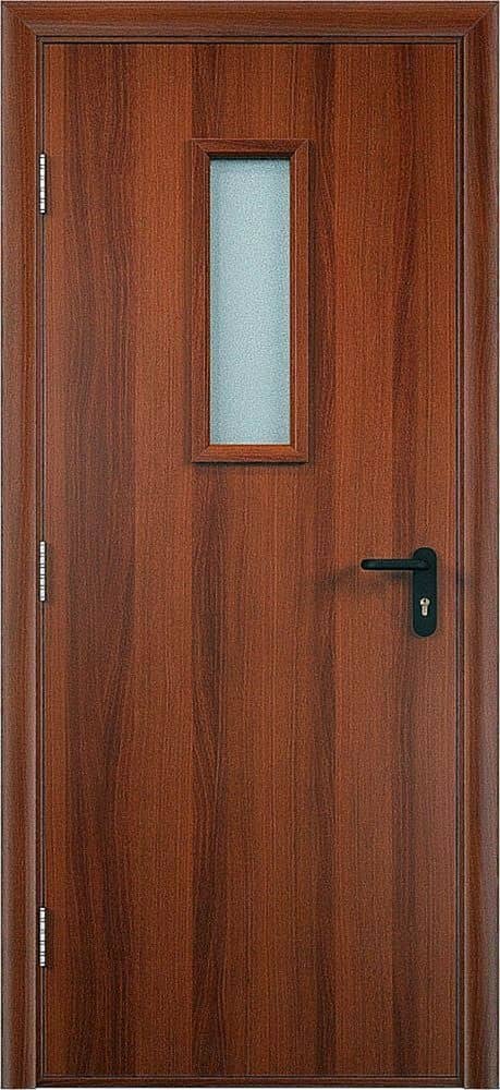 Противопожарная дверь со стеклом FT-90-4 - внутри