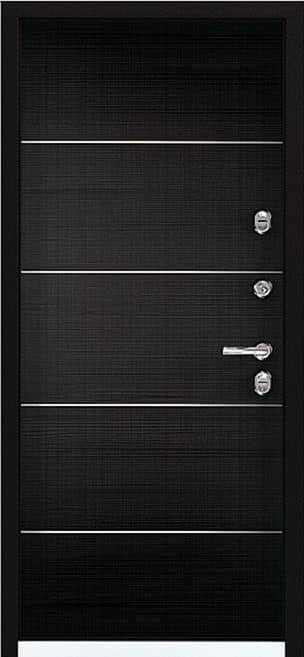 Наружная входная дверь ZE-10 - внутри