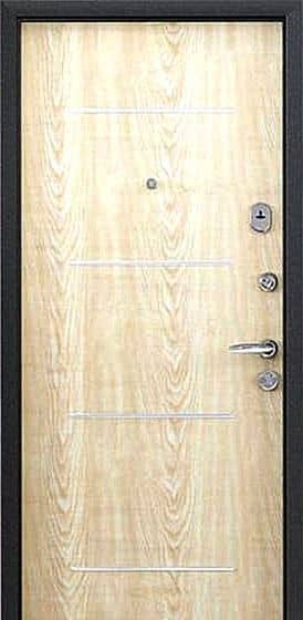 Наружная входная дверь ZE-3 - внутри