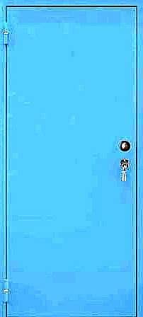 Наружная входная дверь (техническая) TL-8 - внутри