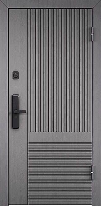 Уличная дверь в частный дом и квартиру MT-13 - снаружи